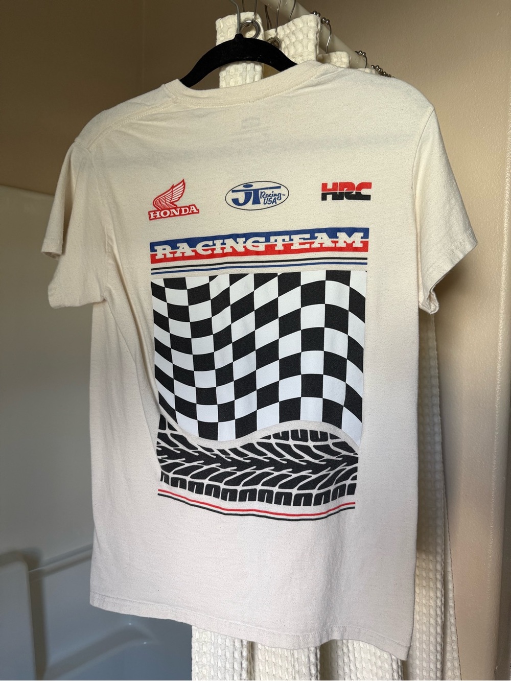 Vintage Honda racing shirt, 100% cotton